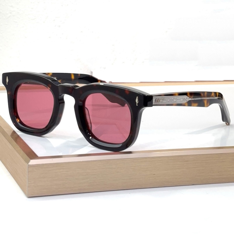 Devaux 43-27 Acetate Sunglasses Designer Handmade TOP Quality High Round Glasses Thick Retro Vintage Steampunk for Men Women Optical Handcrafted in Ja