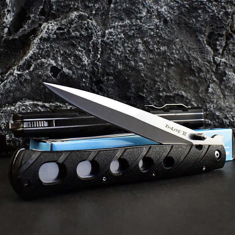 Cold Steel 26 Survival Self-Defense High Hardness Outdoor Folding Portable Camping Pocket Knife Sharp