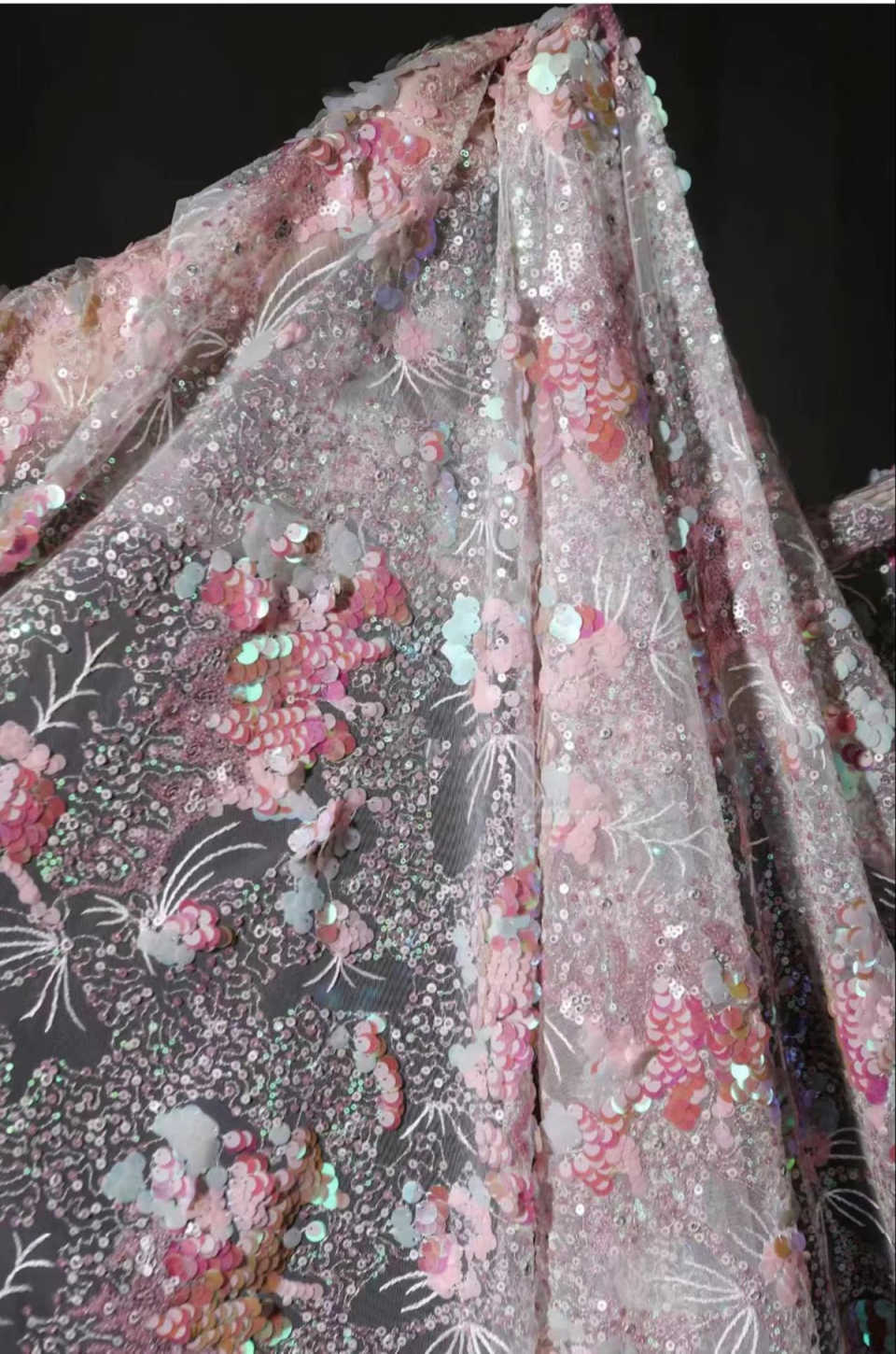 Designer Bridal Veils For Women Sequins Appliques Lace Elbow Length Voile Marriage Wedding Veil Tulle Bride Accessories Custom Made