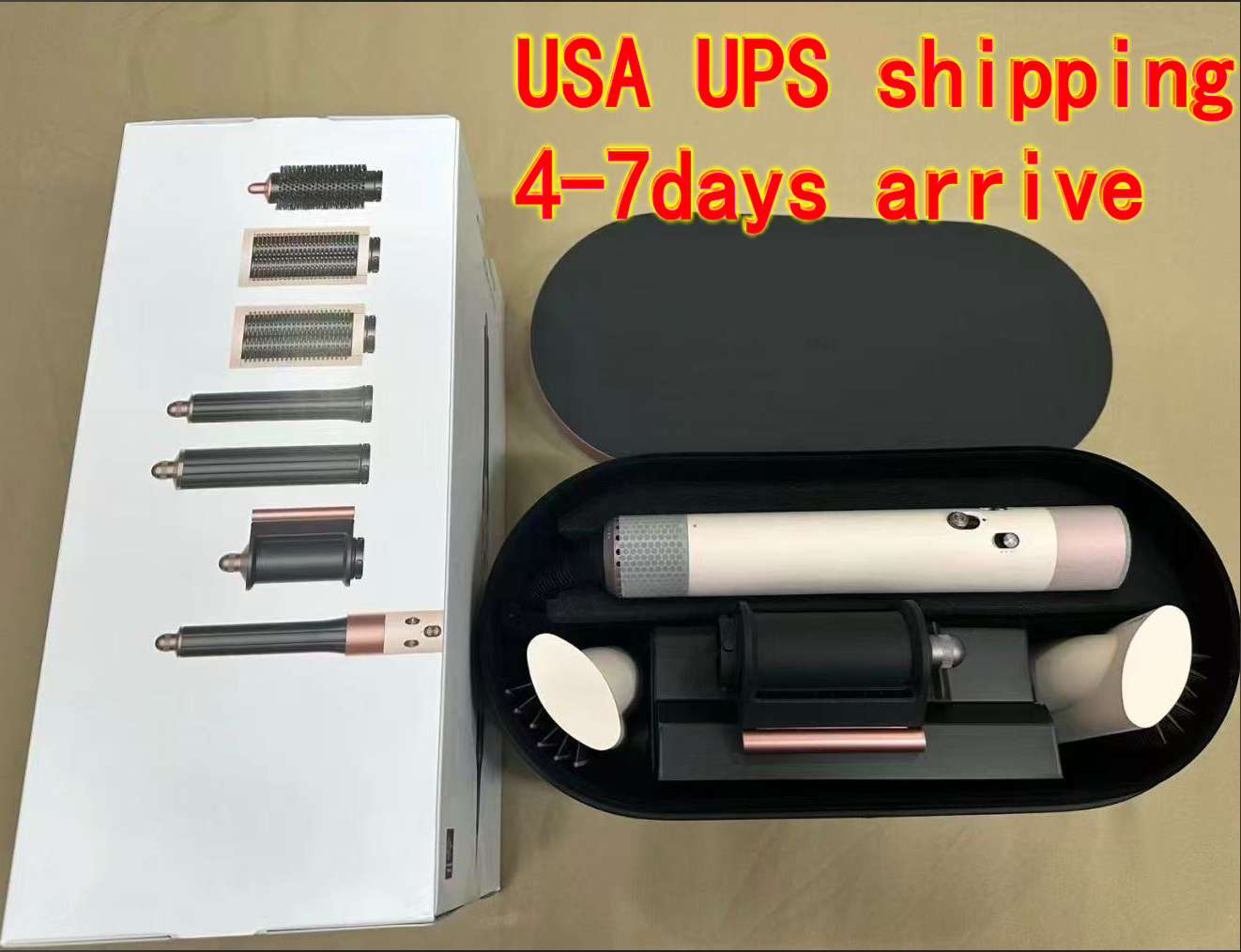 2025 designer luxury HS05 HT01 HD08 Curler Hair dryer Curling iron Multi Function for Women Hair Tool Negative ion 7-in-1 comb travel set wrap Retail Packaging box bag