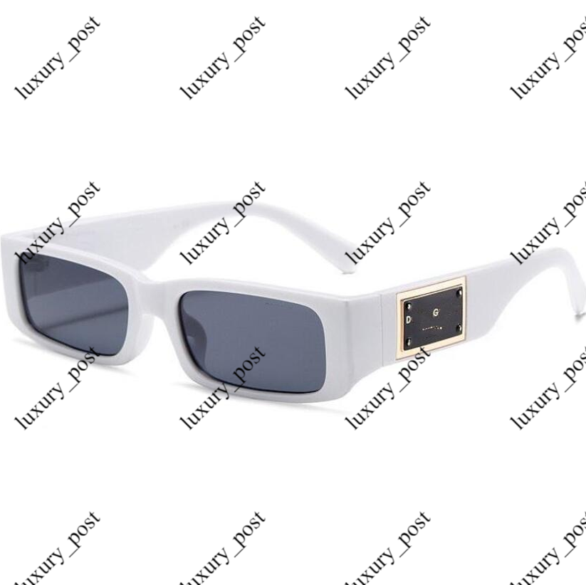 Rectangle sunglasses Luxury designer sunglasses Man Women Unisex Designer Goggle Beach Sun Glasses Retro Frame Design UV400 With Box very nice