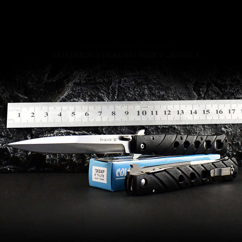 Cold Steel 26 Survival Self-Defense High Hardness Outdoor Folding Portable Camping Pocket Knife Sharp