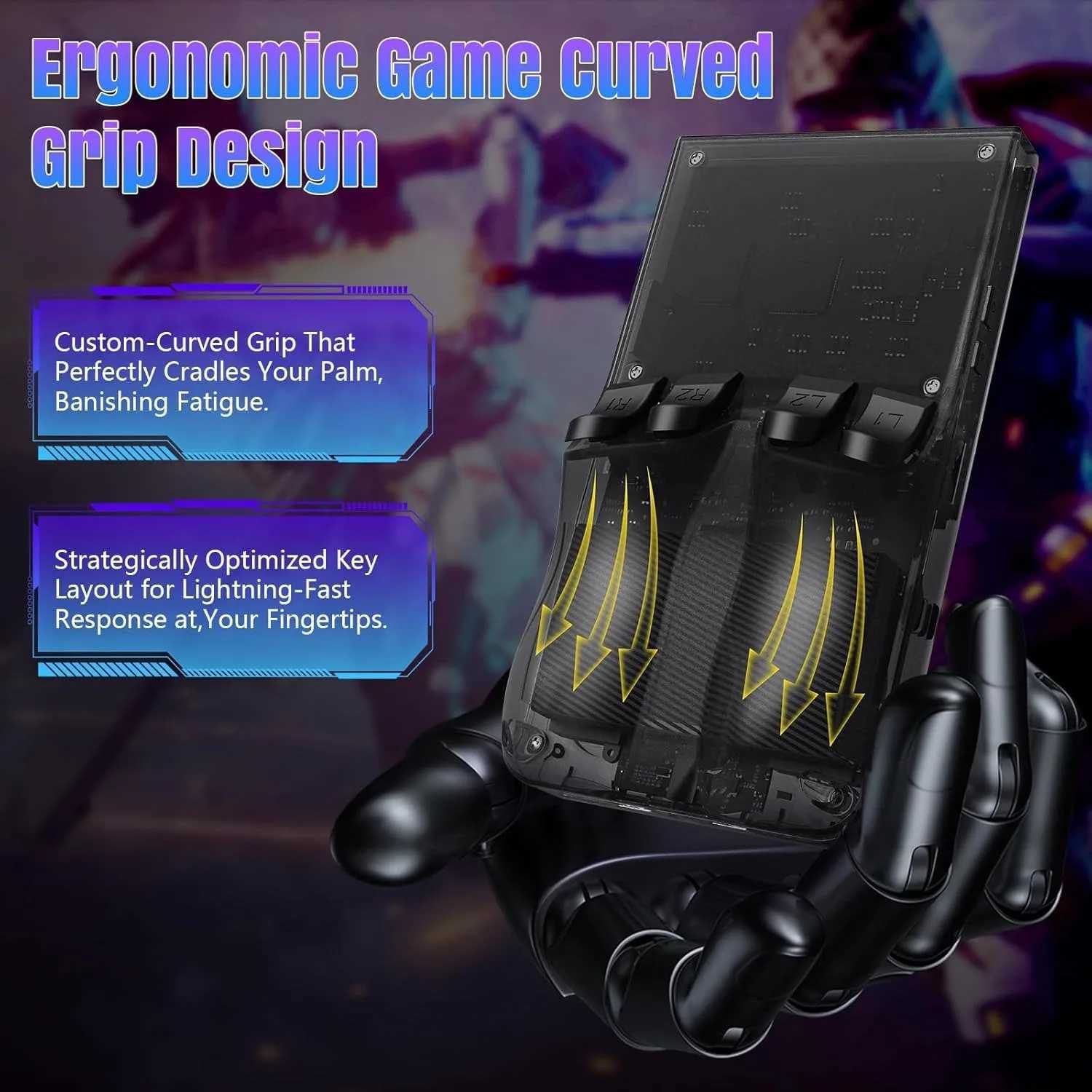 FLLBW R36 MAX Retro Gaming Console 4.0 Inch Screen Portable Open Source Video Game Player Built-in 15000+ Games 64G/128G XJ250619
