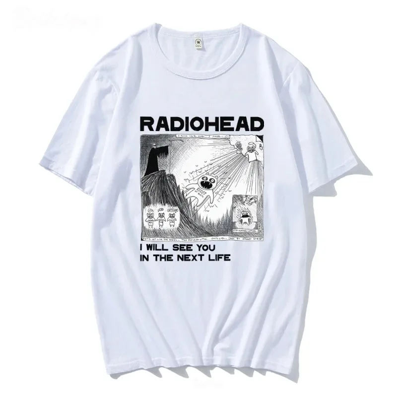 Vintage Hip-Hop & Rock 'I Will See You' Print Tee for Men and Women