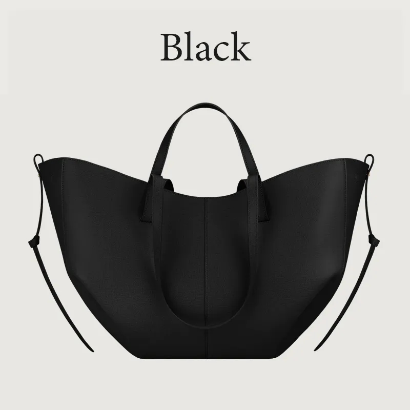 Polenebags Leather Designer Handbag New Arrival Cyme Bag Tote Bag Crossbody Bag Big Capacity Shoulder Strap Bag French Minimalist Style Wings Bag 709