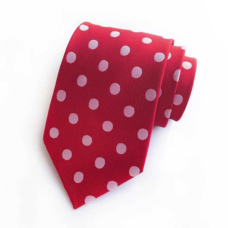 Vintage Mens Ties 8cm Formal Dress Necktie Causal Dot Tie Bussines Wedding Corbatas Bridegroom Party Ties for Men Gift Z250619