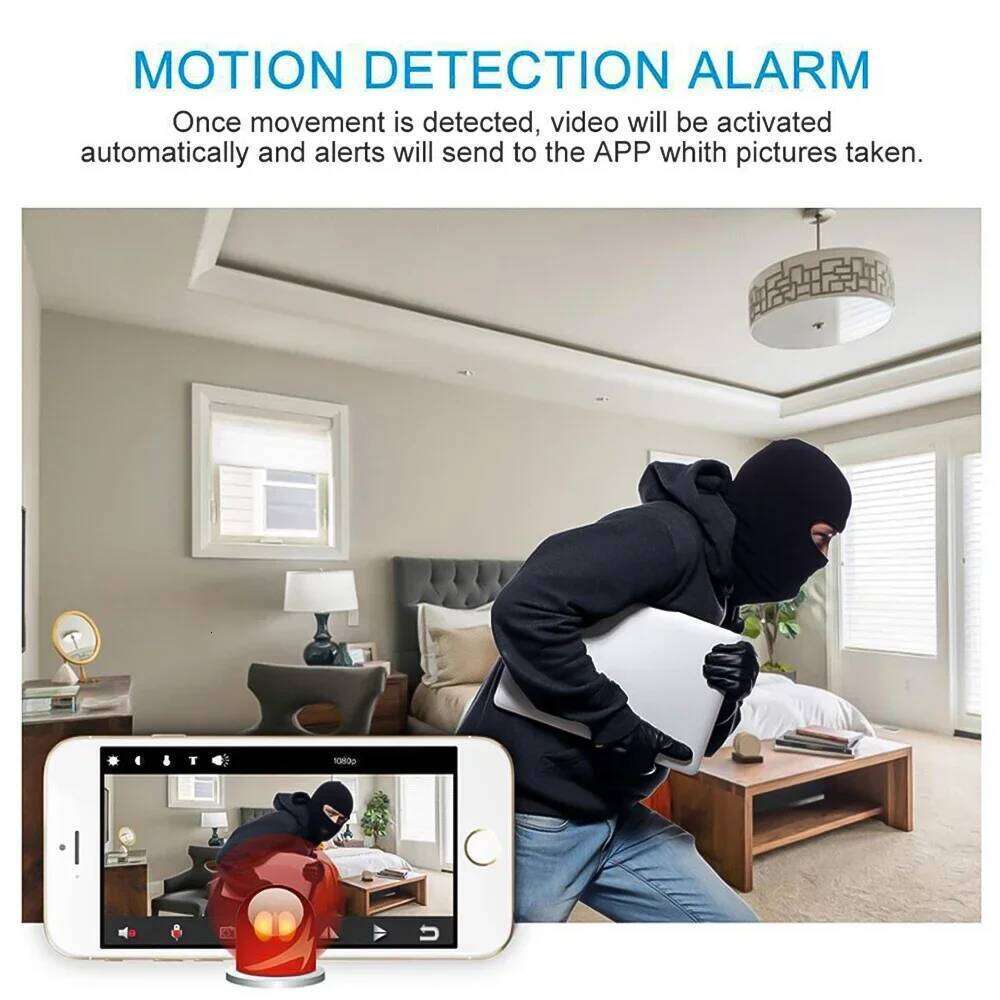 4K Full 1080P Mini Ip Cam XD WiFi Night Vision Camera IR-CUT Motion Detection Security Camcorder HD Video Recorder