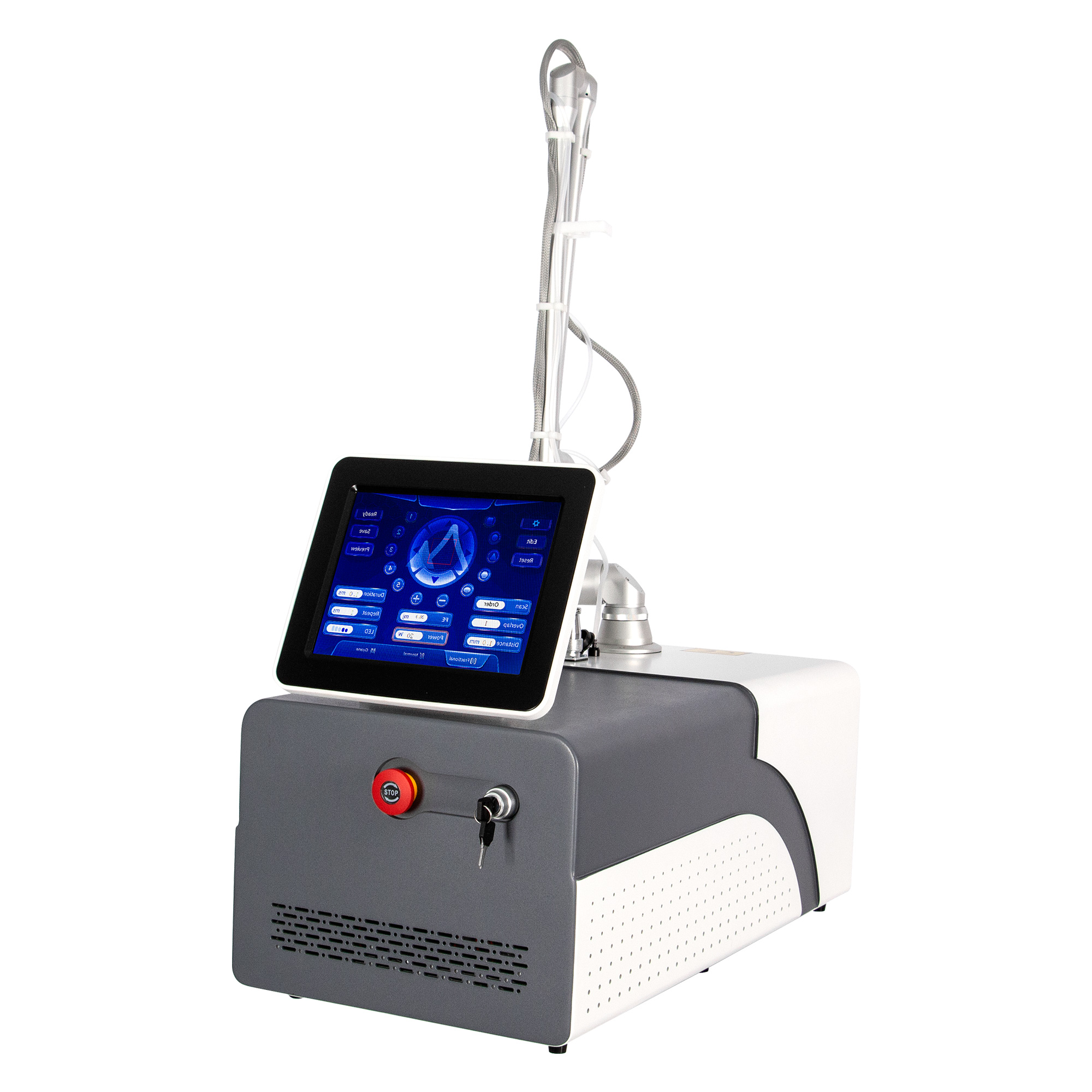 Professional Portable Fractional CO2 Laser Machine 4D Device For Stretch Mark Acne Scar Removal Skin Rejuvenation Salon Clinic Use