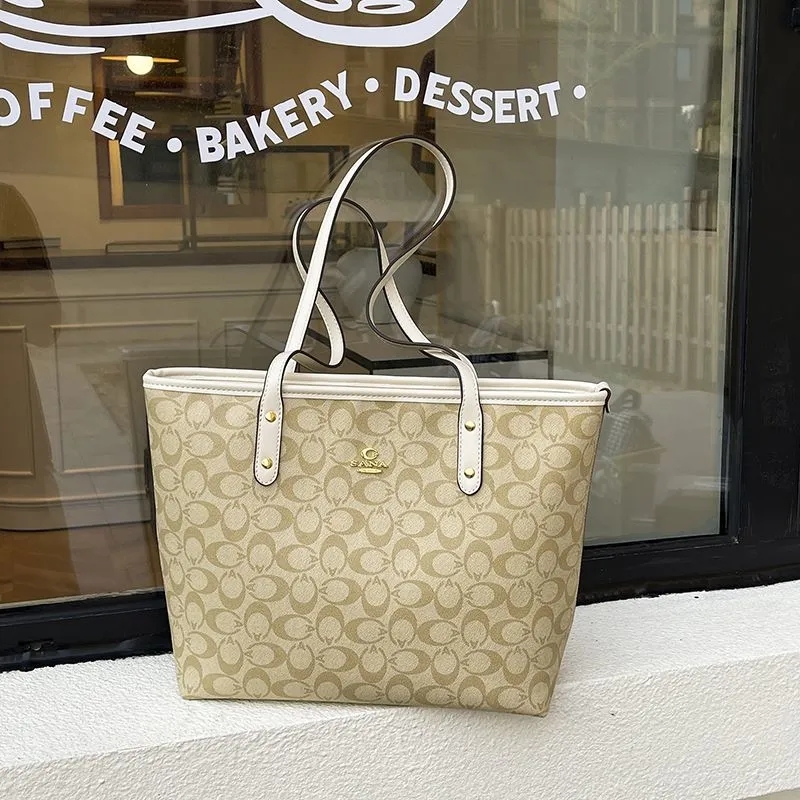 Tote Bag Designer Bag Fashion Handbag Beach Bag Luxury Bag Ladies Leather High Quality Classic Old Flower Large Capacity Underarm Commuter Shopping Ba