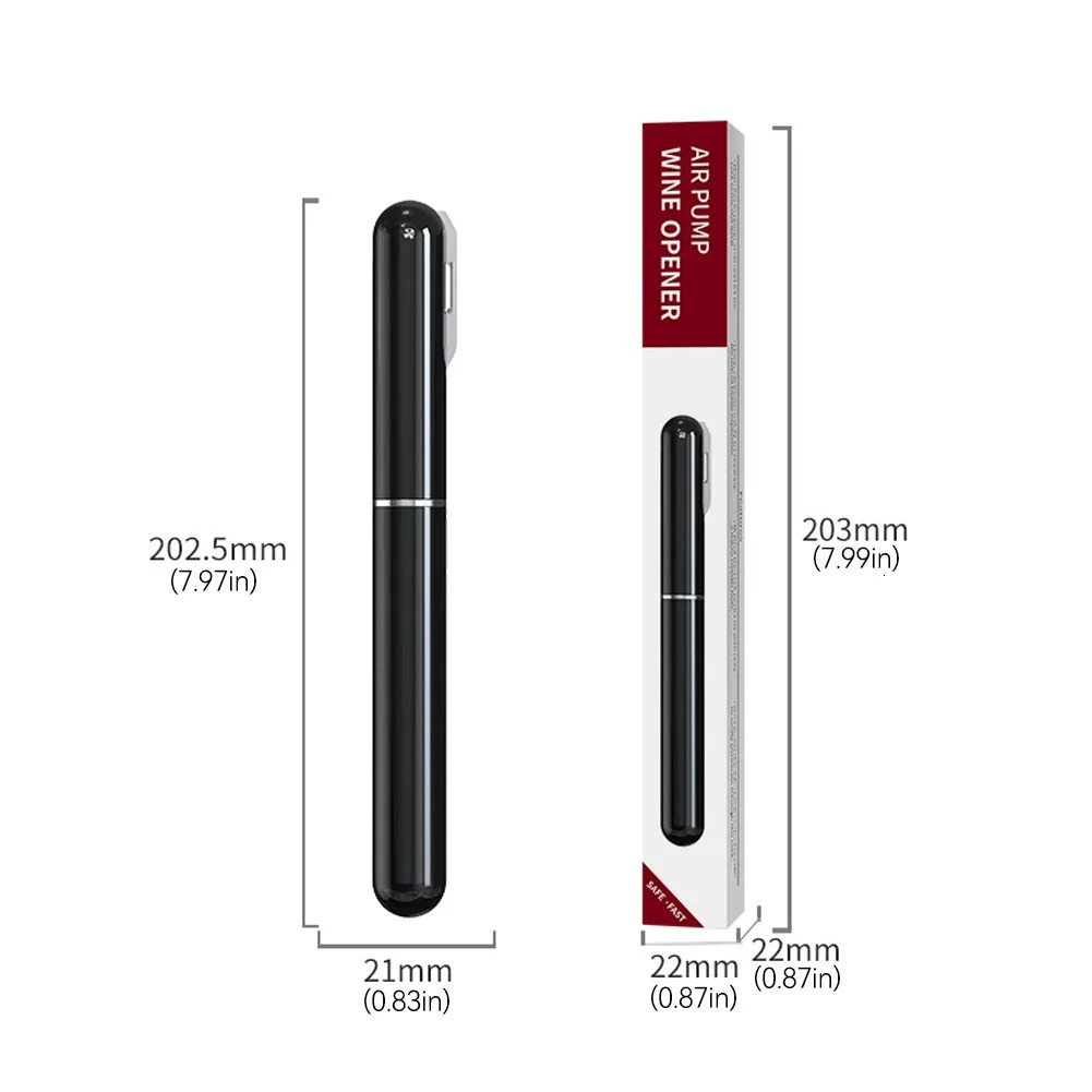 Air Pump Wine Bottle Opener Champagne Openers Pneumatic Corkscrew Safe Stainless Steel Pin Cork Remover Kitchen Bar Tools Acces 250614