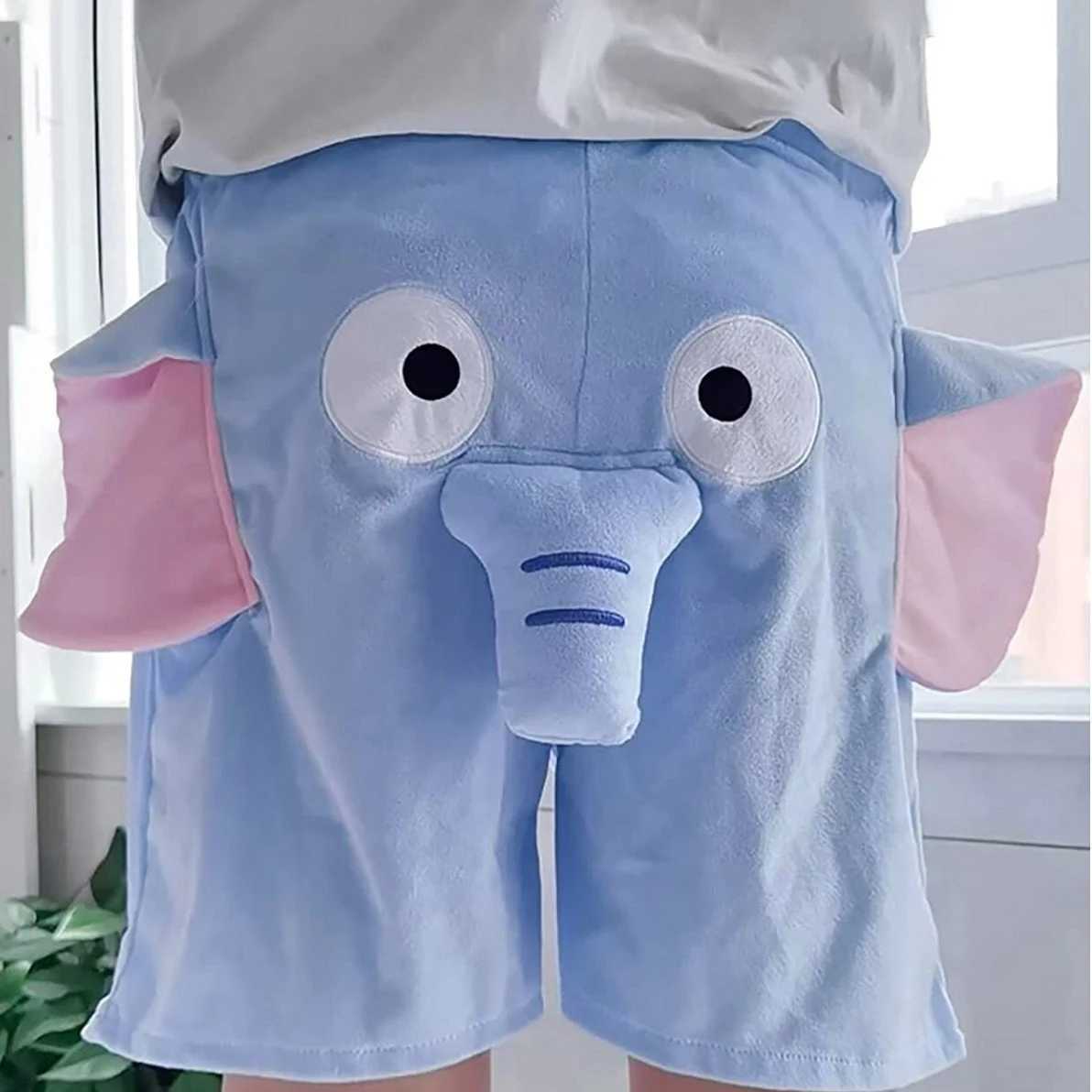 Men Elephant Boxer Shorts Fun Novelty Humorous Shorts Underwear Animal Theme Boxers Shorts Gifts For Men Elastic Loose Shorts Z250619