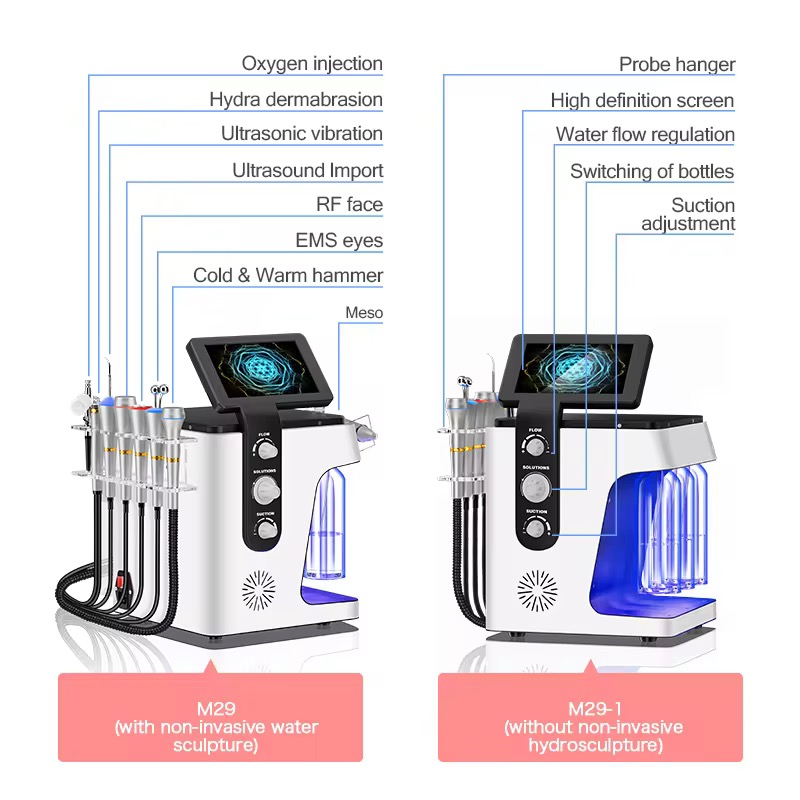 Wholesale Multifunctional 8 in 1 Skin Tightening Lifting Hydro Glow Beauty Device Infusion Facial Machines Beauty Equipment