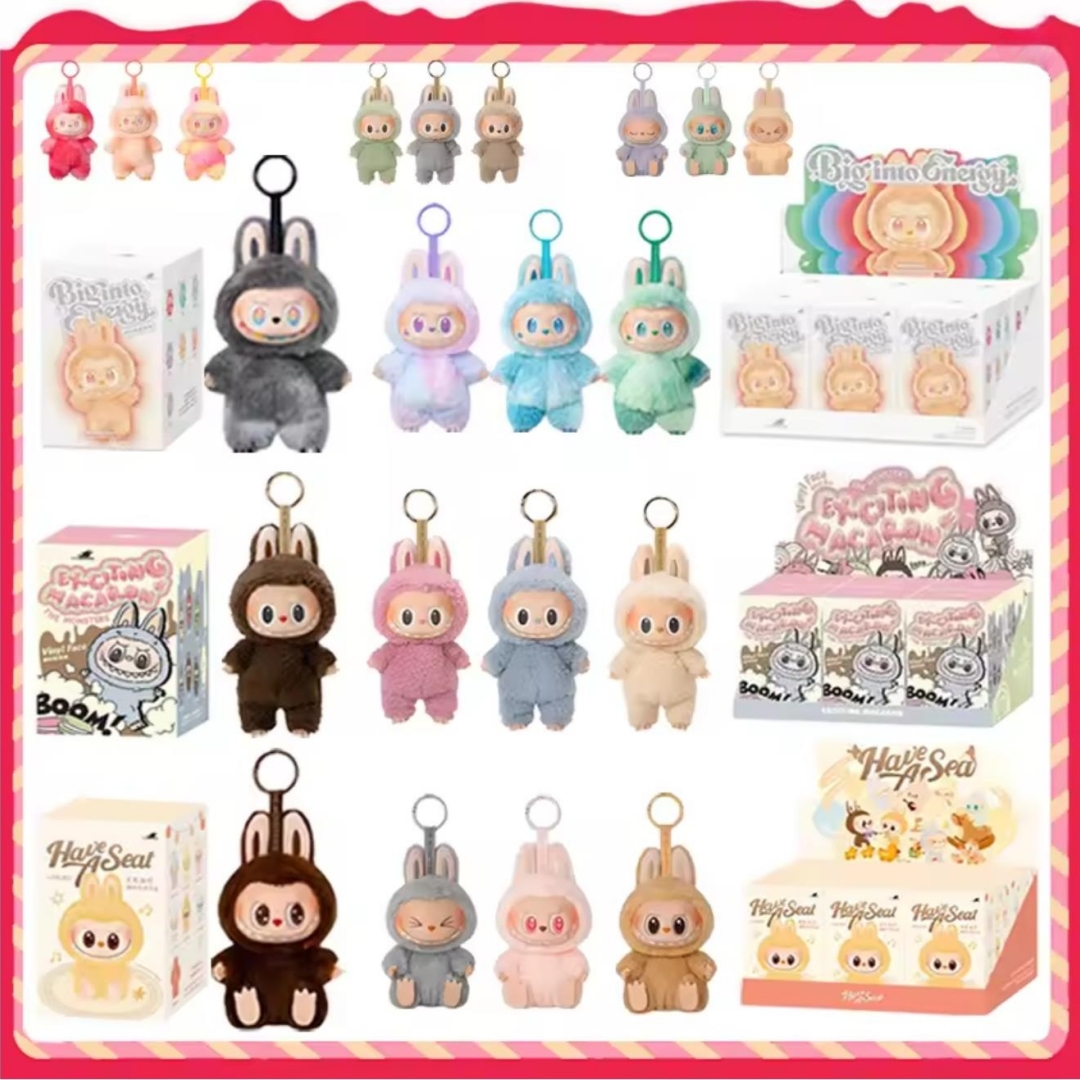 24pc wholesale Original Quty LaBuBu Doll Version 3 with QR Code - Monsters Energy Blind Box Collection for Collectors L250705B3GQ