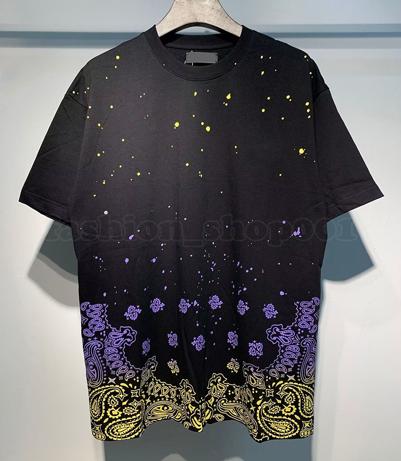 amirirshirt Designer Mens T Shirts Vintage Graphic tee Oversized Washed Black White Y2K Harajuku Gothic Cotton Short Sleeve Print Shirt Men Clothing Size S-XL