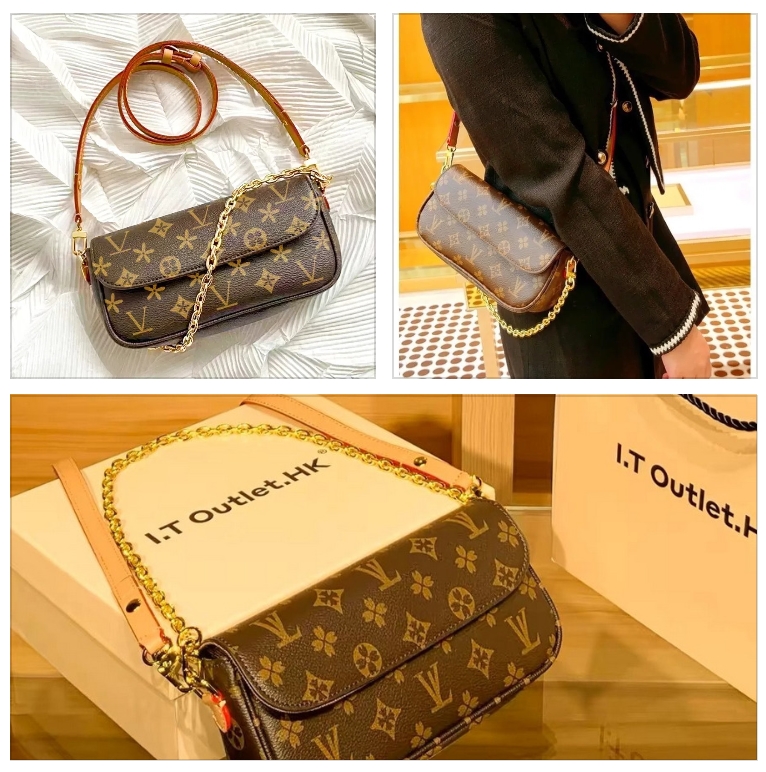 Gold Chain Handbag Luxuries Designers Womens Coated Canvas Zipper Crossbody Shoulder Strap Bag Crescent bottom handbags purses Moon Bags 5A