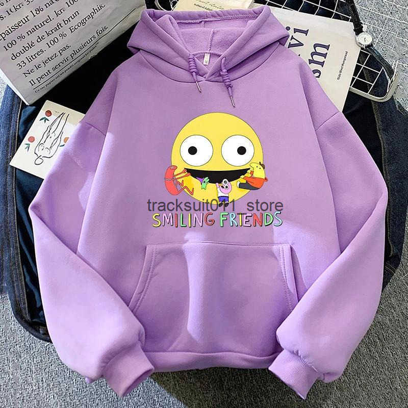 Mens Hoodies Smiling Friends Unisex Sweatshirts Printing Clothing Winter Fce Hoodie Pocket O-neck Pullovers Sudaderas Streetwear Q250618