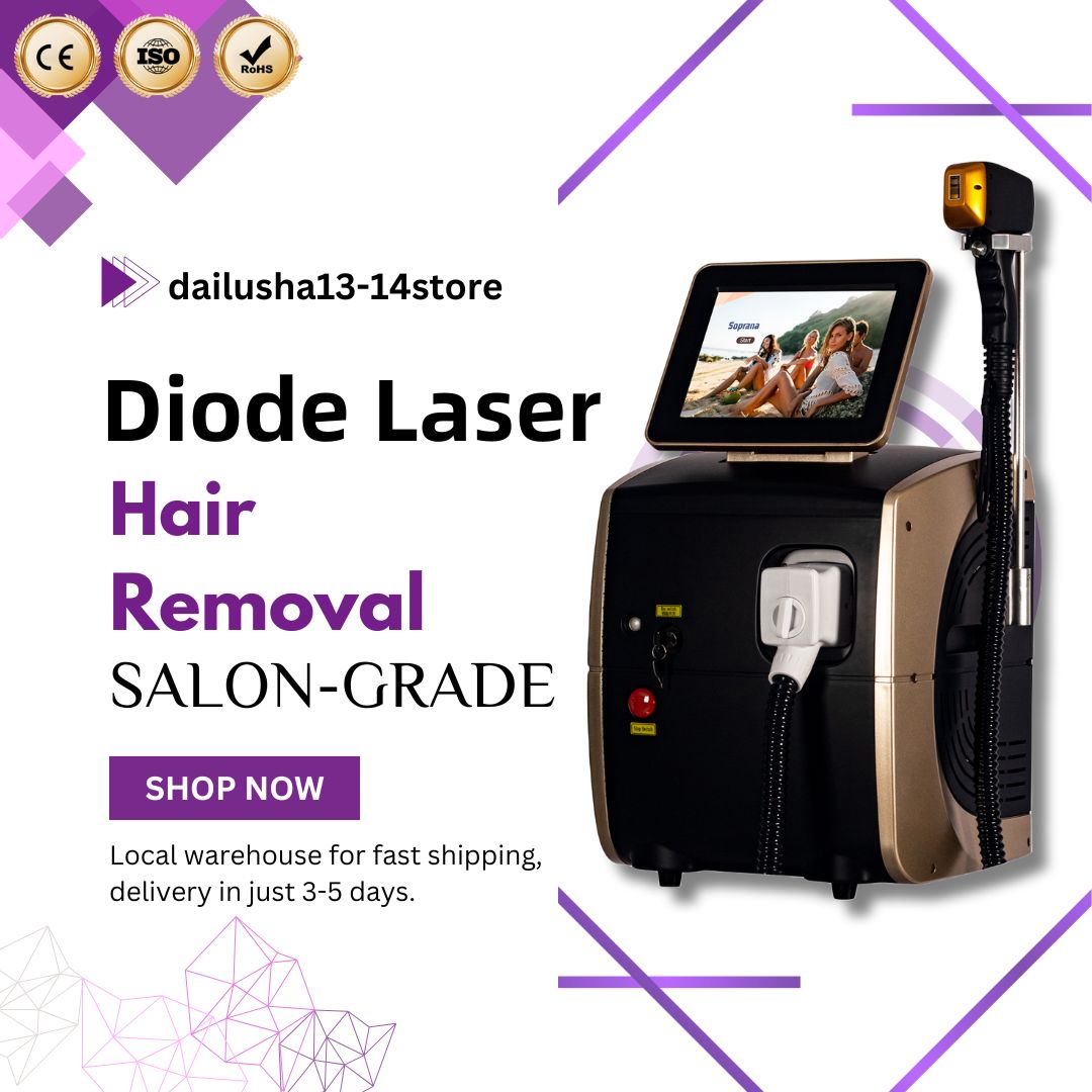 Portable Painless Permanent Hair Removal Device Diode Laser High Power Alexandrit Laser Hair Removal Machine