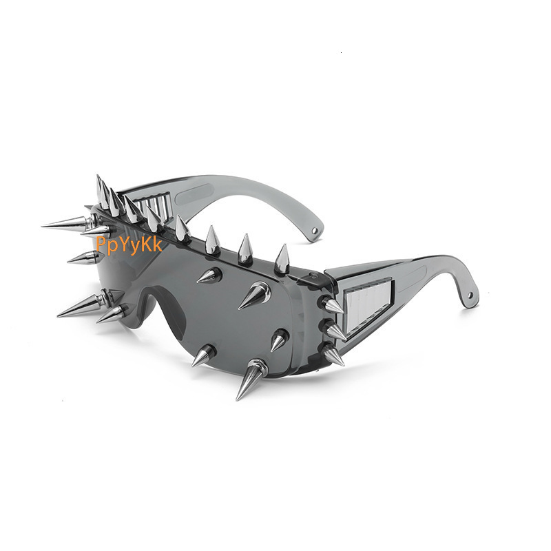 2025 Premium Luxury Cyberpunk Demonic Horns Party Sunglasses Whimsical Techno Chrome Frame UV400 for Street Snap & Fashion Week Statement Eyewear