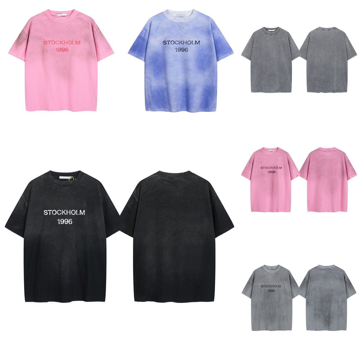 Designer Men's T-Shirt American Vintage T-Shirt Y2K Street Hip Hop T-Shirt Round Neck Printed Unisex Short Sleeve Breathable Casual Sports T-Shirt