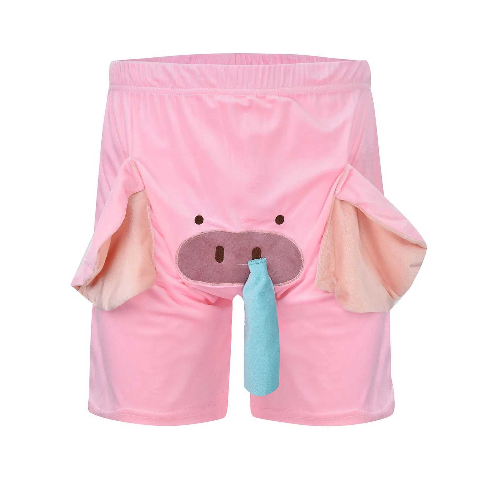 Men Elephant Boxer Shorts Fun Novelty Humorous Shorts Underwear Animal Theme Boxers Shorts Gifts For Men Elastic Loose Shorts Z250619