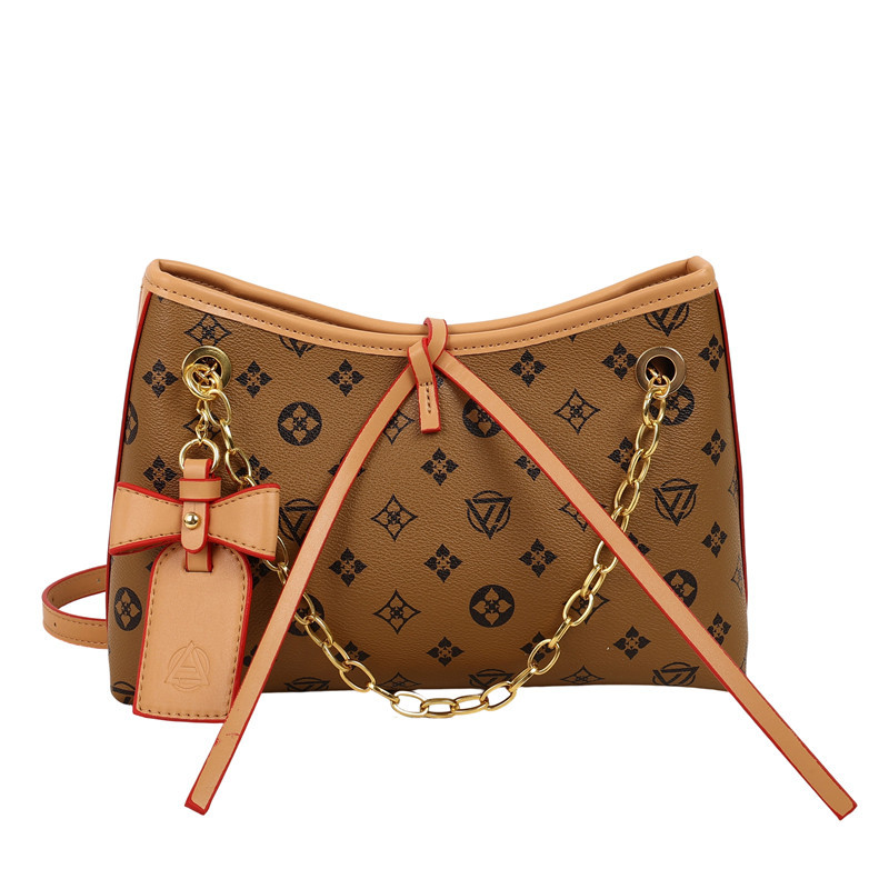 Designer Bag Luxury Bag Hot Free Shipping Designer Shoulder For Woman Outdoor Casual Shoulder Bag Flap Patchwork Vintage Cross White Brown