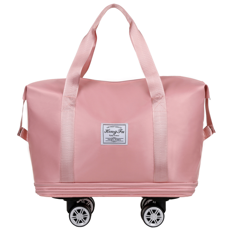 Travel essential universal wheel travel large capacity lage bag, expanded multifunctional home storage bag