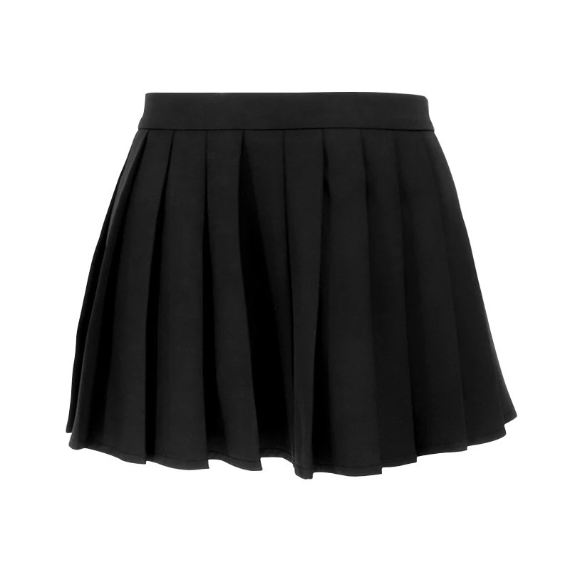Sexy Mini Skirt Women Summer Black Fashion Zipper Partywear Casual Slim Pleated Skirt Elegant Versatile Sexy Female Skirt 250619
