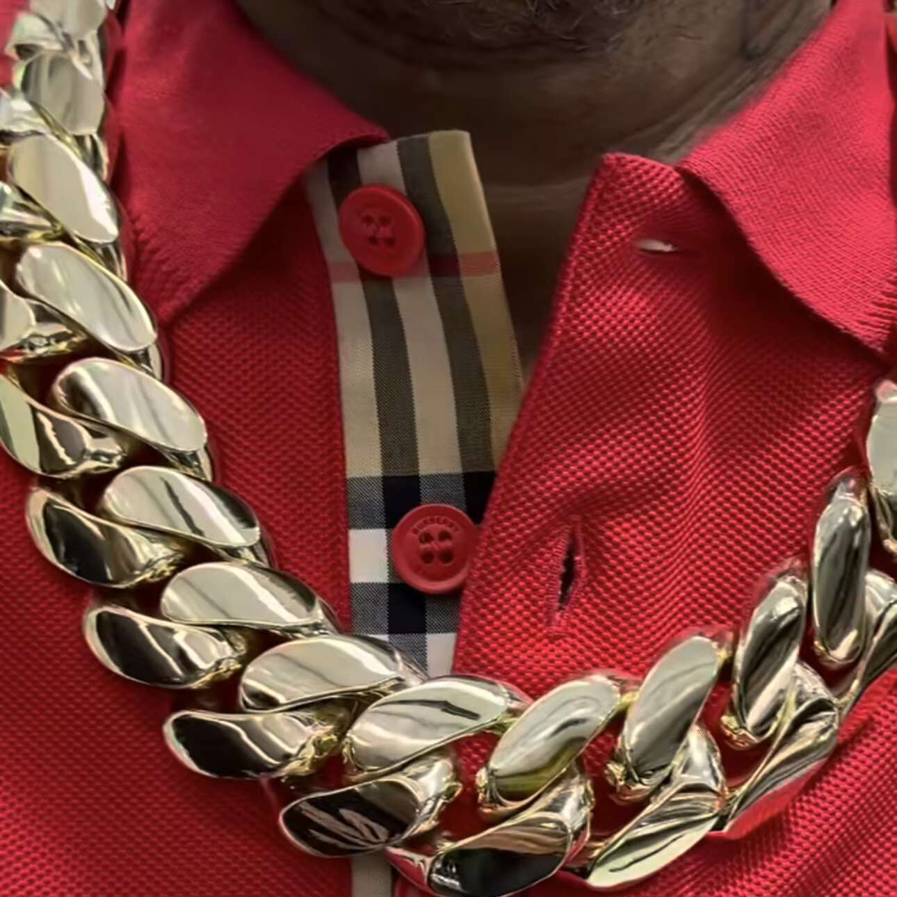 Fine Hip Hop Jewelry 20MM Big Necklace Brass Men Bracelet Miami Cuban Link Chain