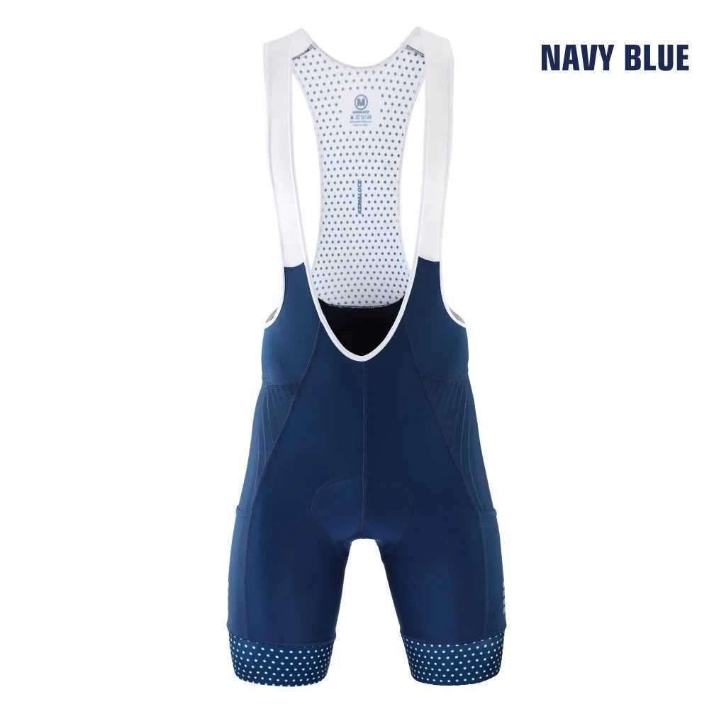Mens Cycling Bib Shorts Solid Blue Black 5D Gel Pad Mountain Bike Shorts High End Outdoor Breathable Bike Tight Knicker XJ250619