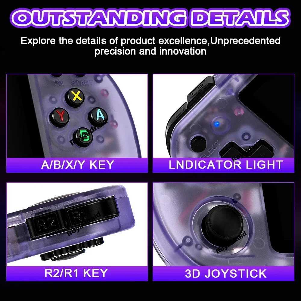 3 COLORS Portable U8 64G 128G Retro Handheld Video Game Console 4.0 Screen Pocket Video Gaming Player Machine Child Gifts XJ250619