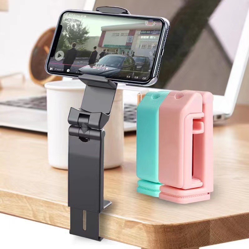 By Sea Shipping Universal Cell Phone Mount holder Airplane In Flight Handsfree Phone Holder For Desk With Multi-Directional Dual 360 Degree Rotation