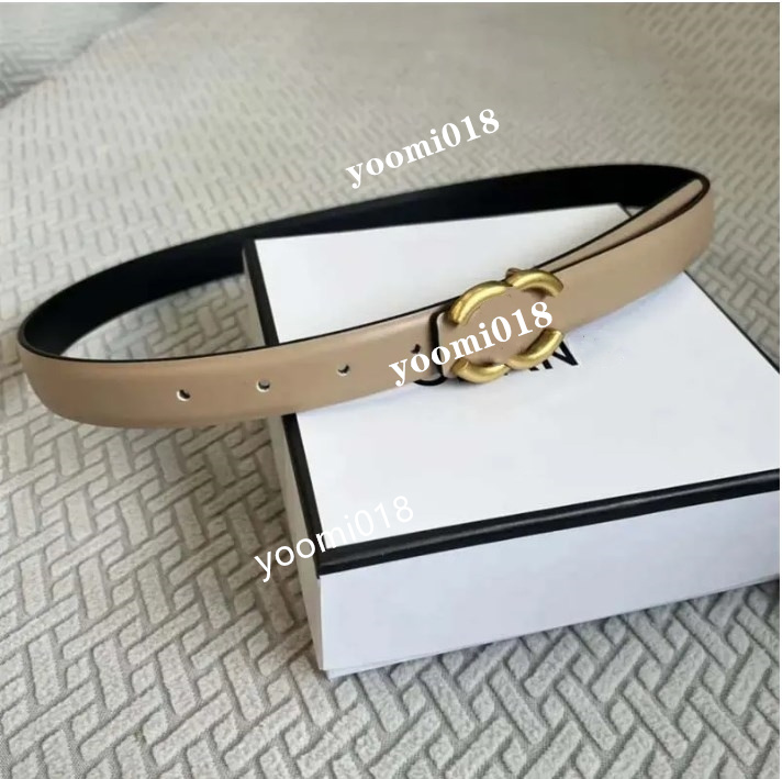 designer womens thin letters fashion for woman lady brown waistband black gold channels chanellies buckle belt beige classic ceinture width 2 8cm/3 0cm