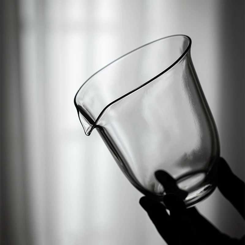 High Transparency Glass Chahai Fair Cup Chinese Zen Teacup Tea Dispenser Tea Sea Large CapacityC250619