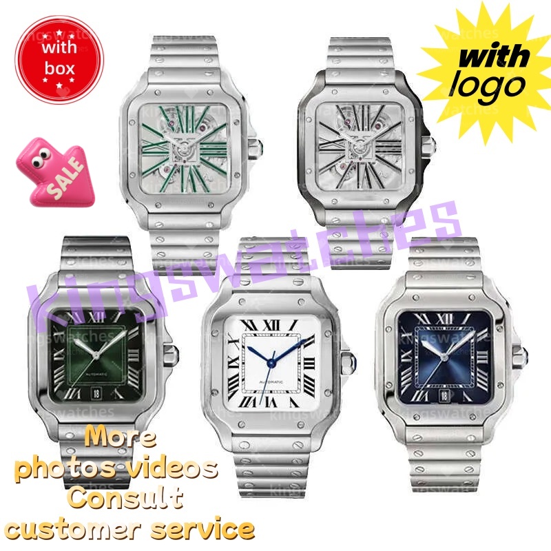 Designer watches men 39MM Rome dial Skeleton watch luxury Automatic Mechanical 316L Waterproof Wristwatches with box watches high quality Original Montre de AAA