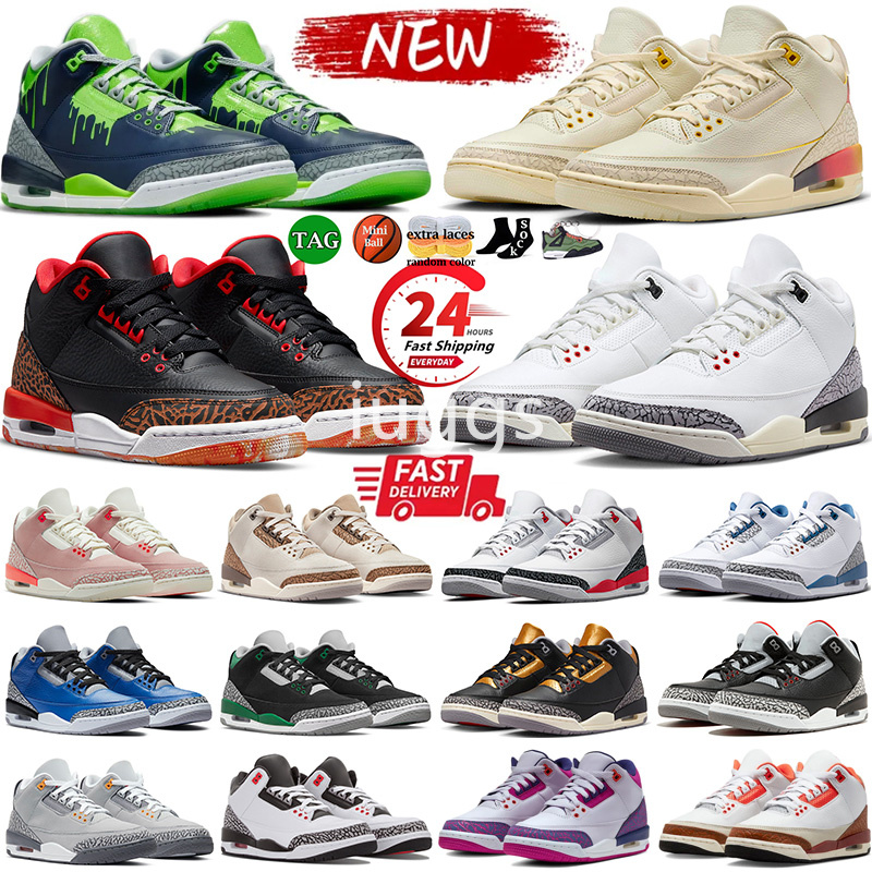 Outdoor Palomino 3s Basketball Shoes 3 men women White Cement Reimagined Medellin Sunset Palomino Wizards Fire Red Dark Iris UNC Fear mens trainers sports