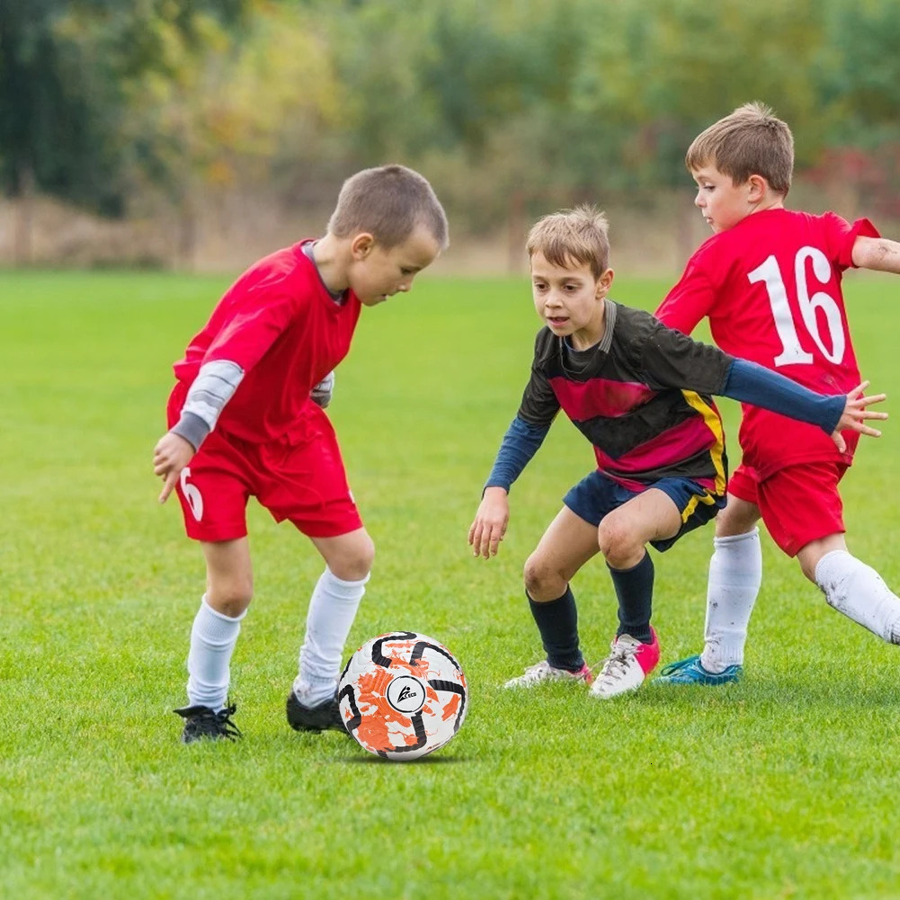 All-Weather Football Ball Stylish Football Match Ball Adults Youth Soccer Ball for Training Matches Suitable for All Grounds 250619