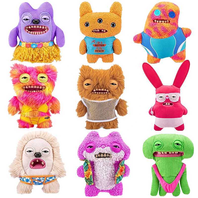Fuggler Funny Ugly Monster Plush Vacation Series Sketchy Squirrel Mr Fuggler Original Buttons Rabid Rabbit Munch Much Toys Gifts Z250619