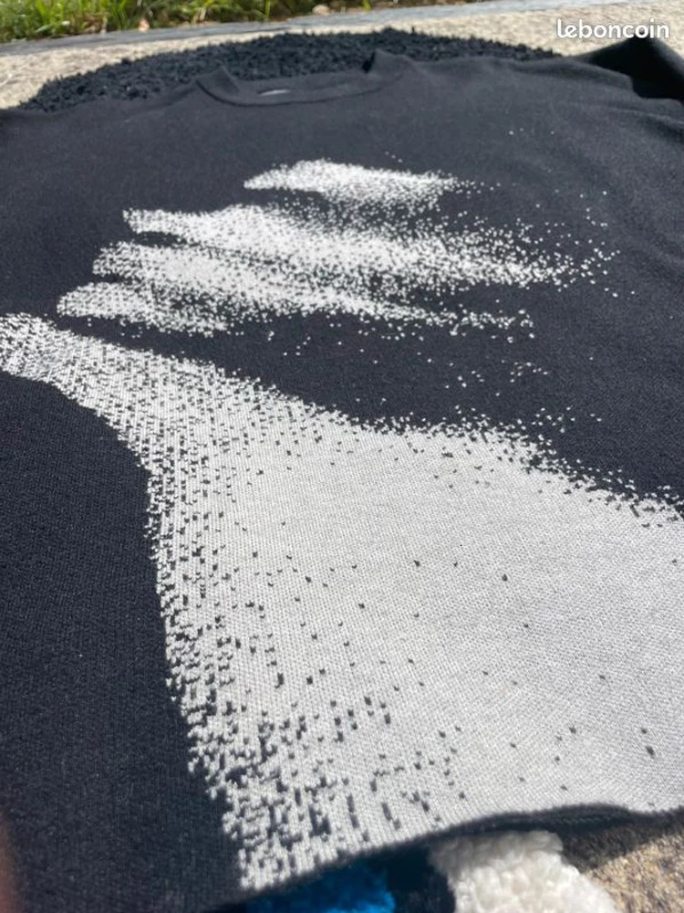 Y2k Harajuku Aesthetics Vintage Loose Punk Streetwear Knitted Unisex Rock Goth Graphic Print Sweater Knit Pullover Hip Hop Top 250618