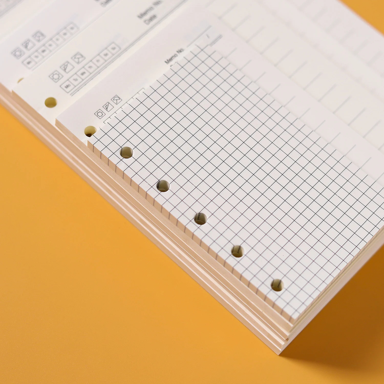 High Quality Ring Binder Notebook A5 Personal A6 A7 A8 Size Insert Refills Loose Leaf Spiral Diary Planner Inner Core 100g Paper 250618 - view 7