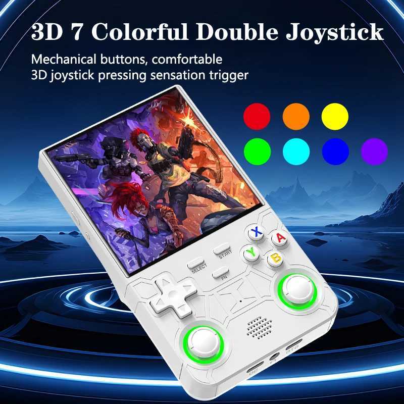 New R36 ultra retro handheld game console 4.0-inch open-source Linux system 128GB portable video player handheld game console XJ250619