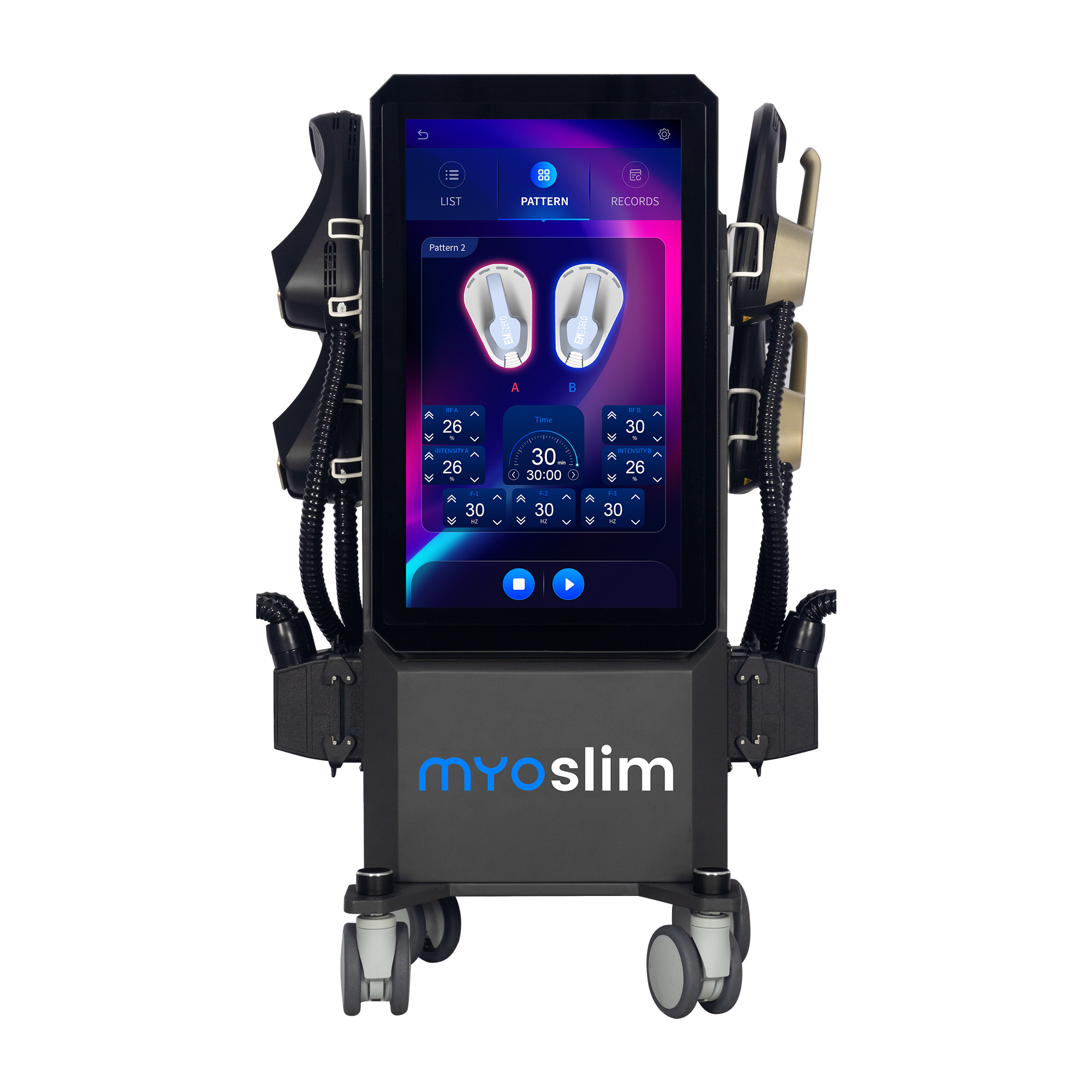 New Upgrade Myoslim Portable High Power Ultra Body 15 Tesla EMS RF Weight Loss Reshaping Muscle Contour Stimulation Shaping Machine