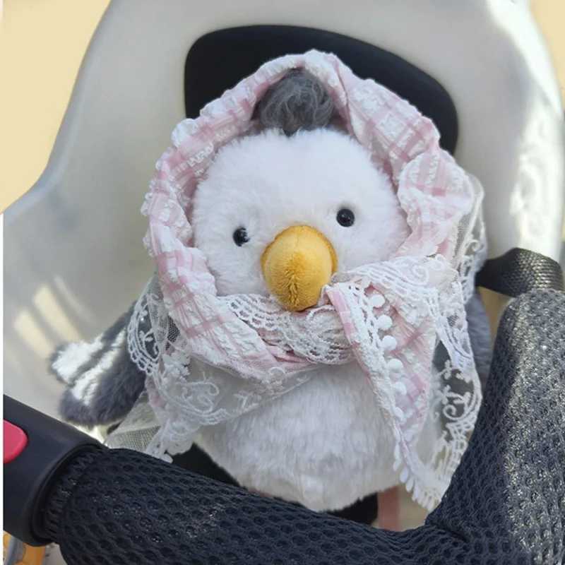Apricot Lamb 25cm Chip Seagull Plush Doll He Bedro Decoration Decorative Cat Interactive Toy Pet plush Y250619 Y260128