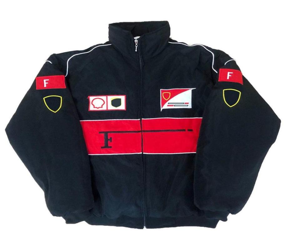 2021 new f1 racing suit jackets retro stylecollege styleEuropean windbreaker cotton spot full embroidery windproof and warm bomb5783295
