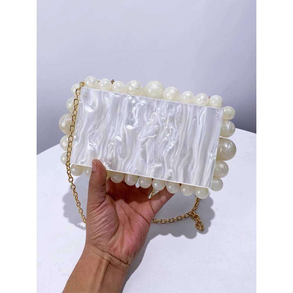 Acrylic Box Evening New Fashion Women s Banquet Chain High end Single Shoulder Crossbody Bag