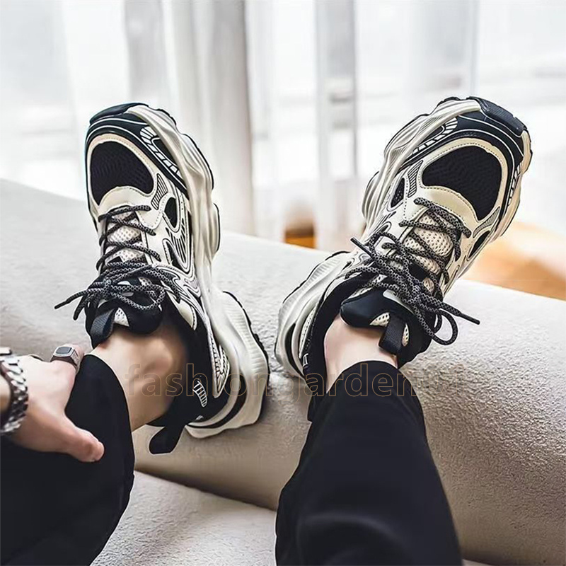 Mens sneakers Fashion Trend running shoes Platform trainers Street Style Versatile Casual Old Dad Shoe Outdoor non-slip Walking Jogging shoes