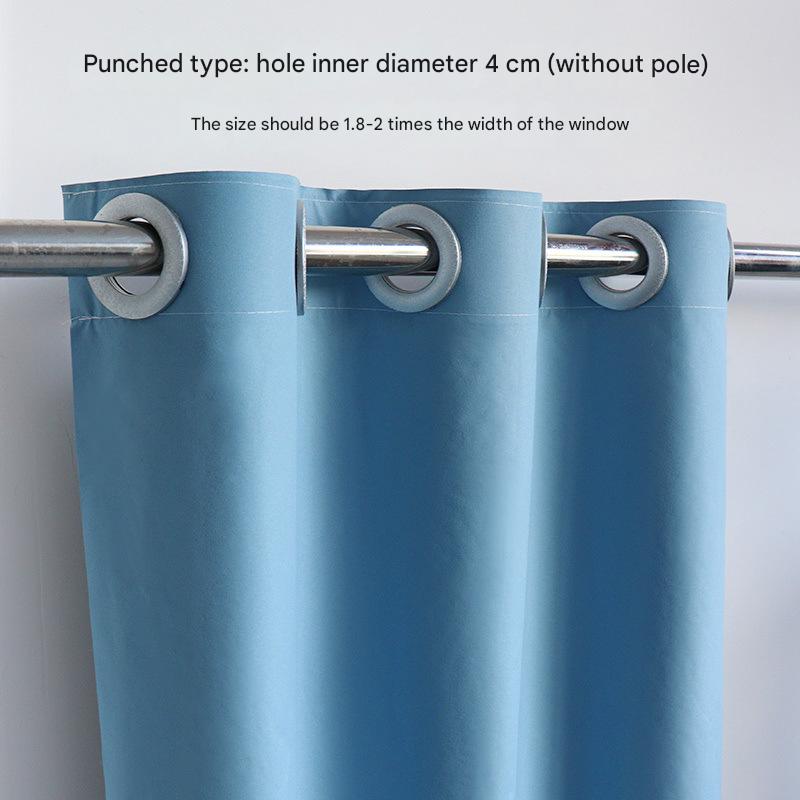 A541 curtains are not transparent and blackout balcony bedroom Roman rod new blackout curtain for rental houses waterproof sun protection wholesale