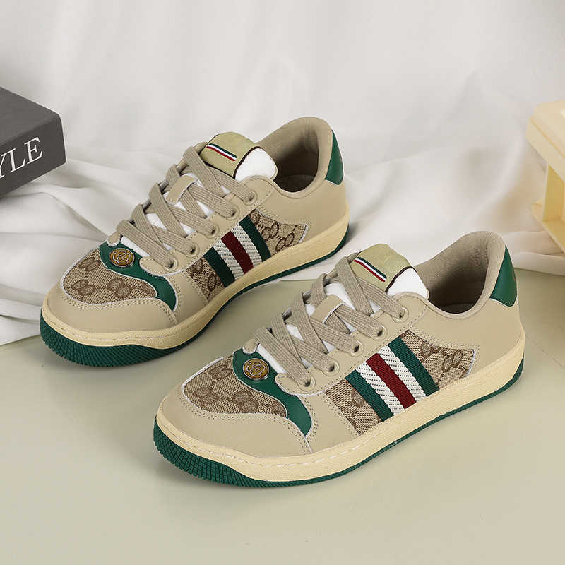 ROE1 YW6Z Designer Casual Shoes Men Women Sneakers Low Black White Gold Multi Color Camo Staesi Combo Bathing Pink Patent Leather Green Outdoor Traine