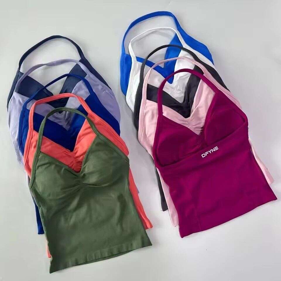 DFYNE Same Style Anti-Exposure Sports Fitness Bra Top for Women