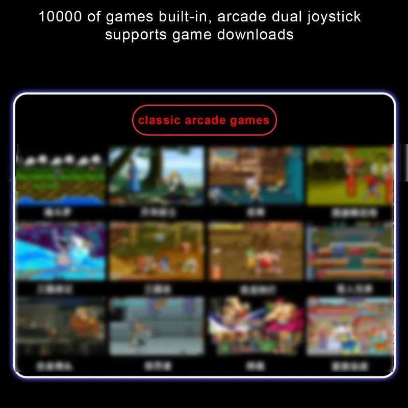 New X12 Plus 7inch Large Sn 10000 Games Min Portable Video Handheld Game Consoles Players Devices port Connect TVXJ250619