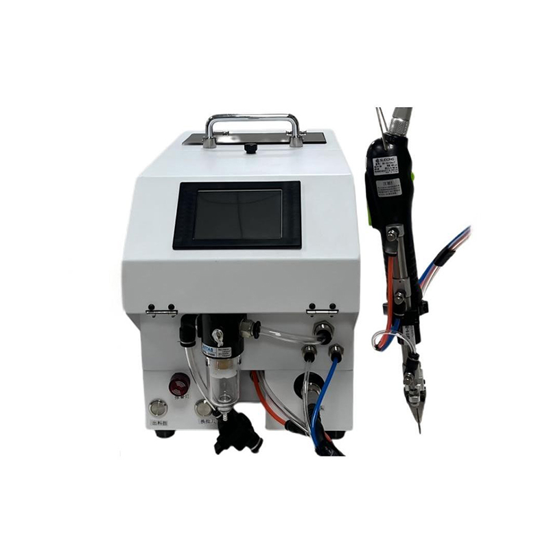Automatic screw feeding system with hand-held screwdriver; air-blow automation set
